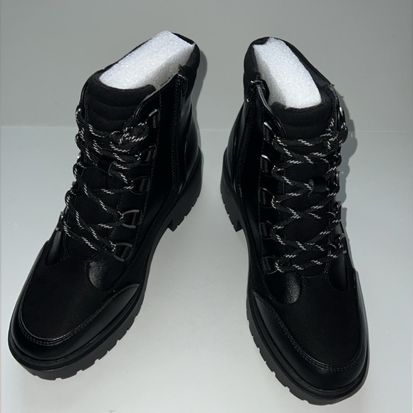 Combat Heeled Boots-Women - Picture 6 of 7